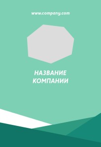 Бейдж с полиграфической вставкой 60х90мм №8