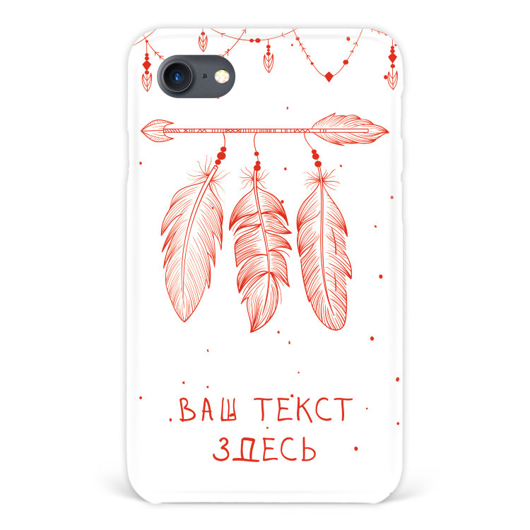 Case for iPhone 7 with an inscription &quot;Ethnic&quot; №34 