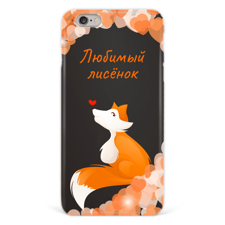 Case for iPhone 6 plus &quot;Sweet fox&quot; №103 
