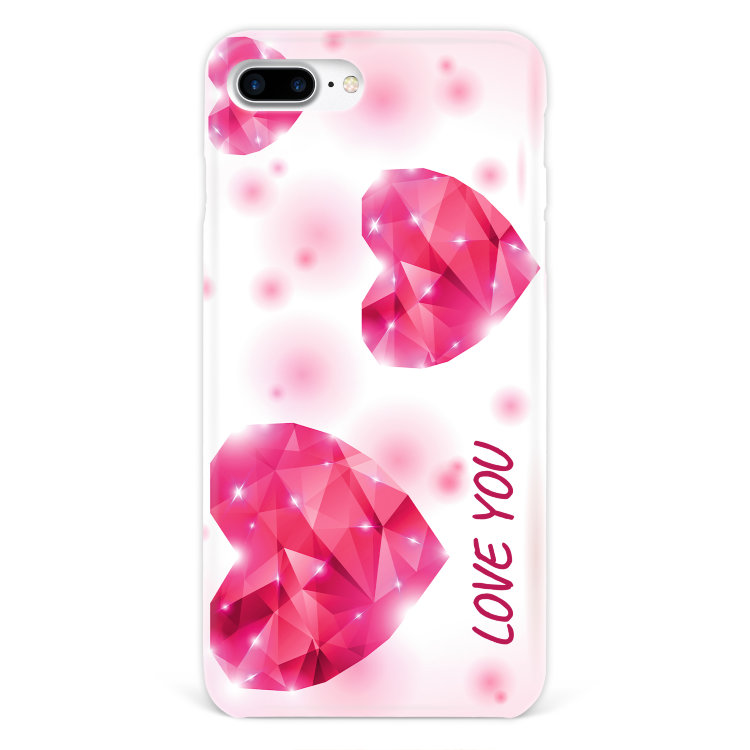 Case for iPhone 7 plus &quot;Hearts&quot; №93 