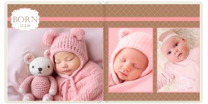 Фотокнига Baby Girl 30x30 см