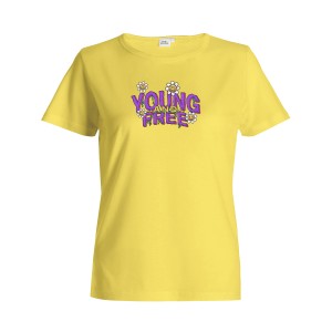 Футболка женская "Молодая и свободная"