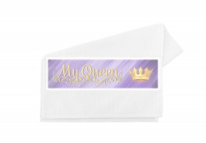 Полотенце с фото малое "My queen" №24