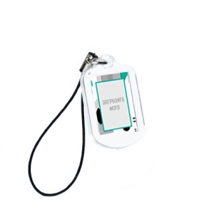 Брелок с фото 13х20 мм "Абстракция 2"