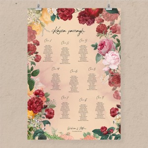 План рассадки А0 "Вечер в саду"