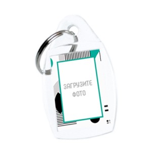 Брелок с фото 24х35 мм "Абстракция 2"