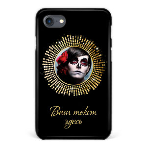 Case for iPhone 7 with an inscription and a photo №41