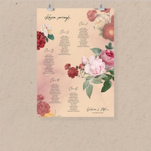 План рассадки А2 "Вечер в саду"