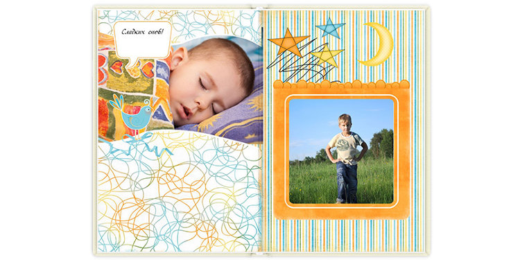 Фотокнига Детская семейная 20x30 см