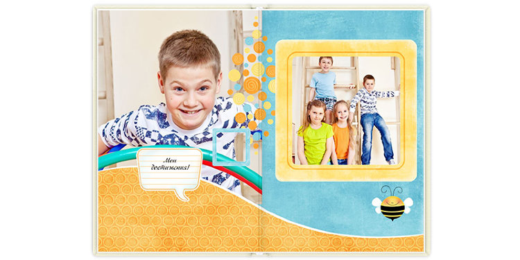 Фотокнига Детская семейная 20x30 см