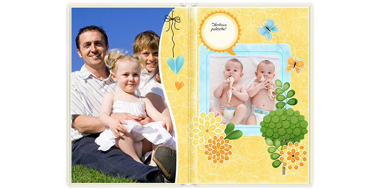 Фотокнига Детская семейная 20x30 см