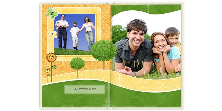 Фотокнига Детская семейная 20x30 см