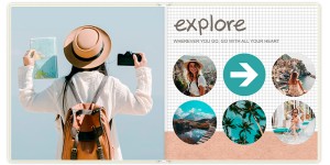 Фотокнига Kraft Travel 20x20 см