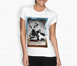 Woman t-shirt on the 9th of May №49
