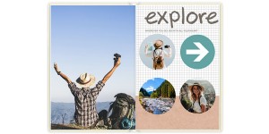 Фотокнига Kraft Travel 20x30 см