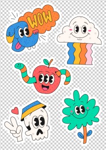 DTF термонаклейка А4 "Party day"