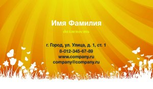 Business card №17