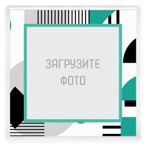 Магнит акриловый 62х62 мм "Абстракция 2"