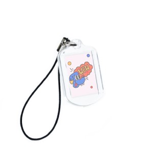 Брелок с фото 13х20 мм "Party day"