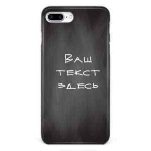 Case for iPhone 7 plus with a text Black №40