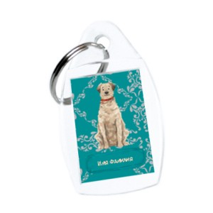 Брелок с фото 24х35 мм "Собачки"