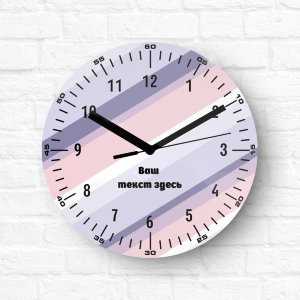 Wall clock with a photo №44