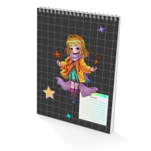 Блокнот А4 "Чиби"