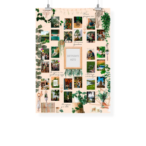 Карта желаний А2 "Зеленый путь к мечте"