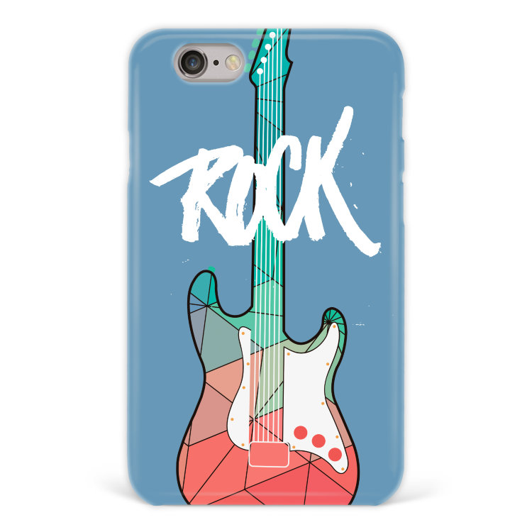 Чехол для iPhone 6 &quot;Rock&quot; голубой №69 