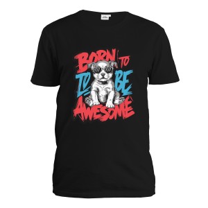 Футболка мужская  "Рожденный быть потрясным" 