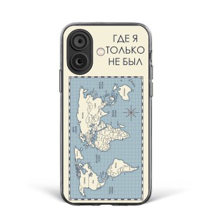 Чехол для iPhone 16 "Путешествия" №8