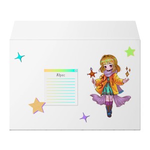 Конверт С4 (324х229мм) "Чиби"