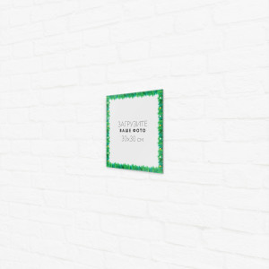 Пластификация фото 30х30 см новогодняя №3