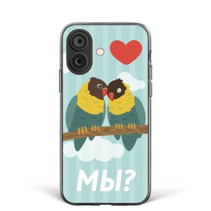 Чехол для iPhone 16 "Влюбленные" №9