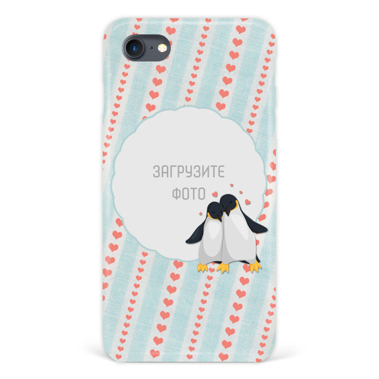 Чехол для iPhone 7 &quot;Пингвины&quot; №135 