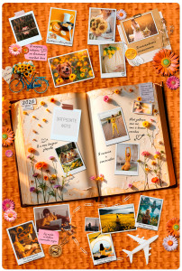 Магнит виниловый 20х30 см карта желаний "Лучик вдохновения"