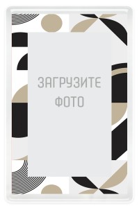 Магнит акриловый 50х77 мм "Абстрацкия"