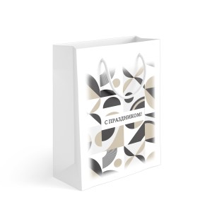 Пакет подарочный 30х40х13 см "Абстрацкия"