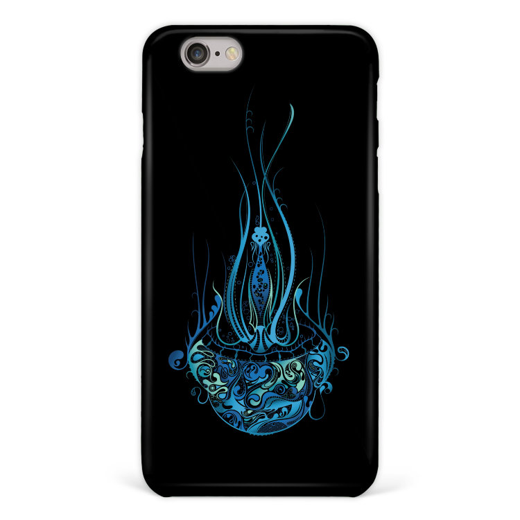 Case for iPhone 7 &quot;Jelly-fish&quot; Black №72 