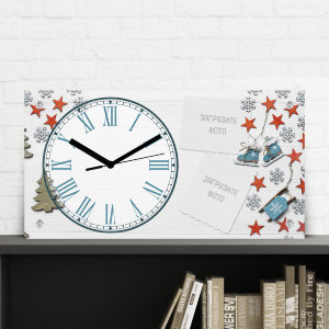 Часы настольные с фото 298х158 мм №53