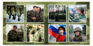 Фотокнига Любимому защитнику 20x20 см