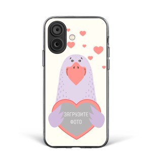 Чехол для iPhone 16 "Гусь-обнимусь" №20