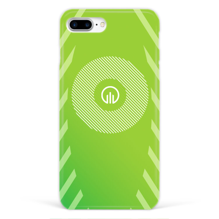 Case for iPhone 7 plus &quot;Light green&quot; with a logo №74 