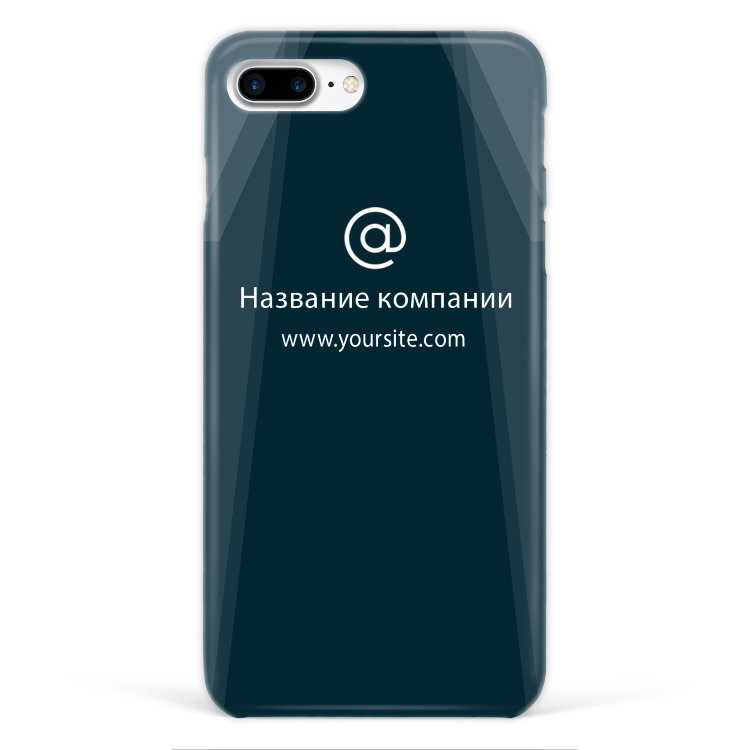Case for iPhone 7 plus &quot;Black&quot; with logo №75 