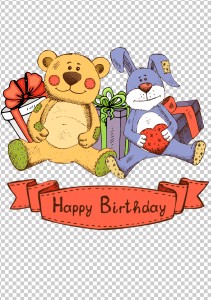 DTF термонаклейка А5 "Плюшевый"