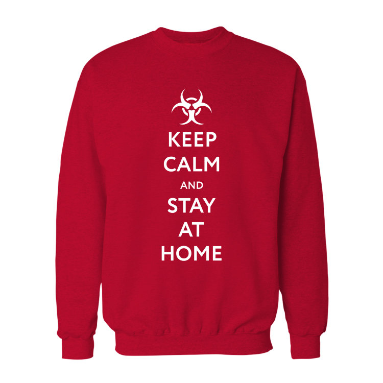 Свитшот &quot;Keep calm and stay at home&quot; 