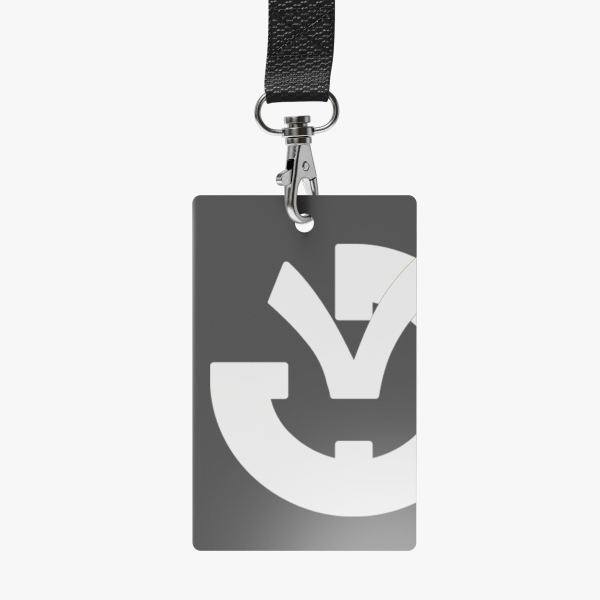 Бейдж пластиковый