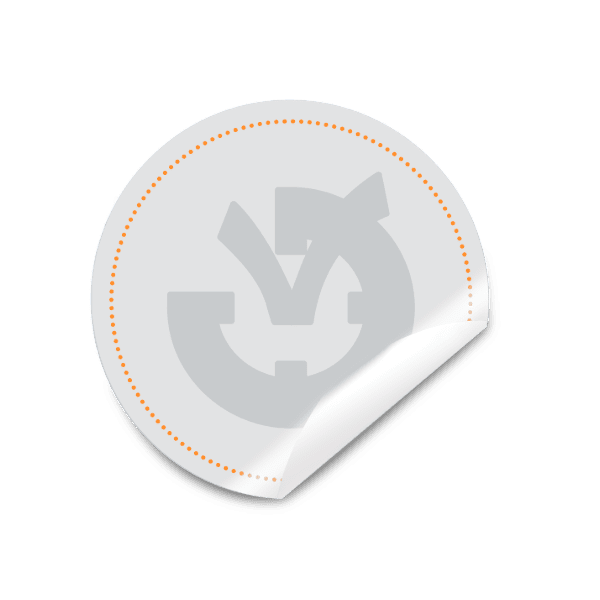 Круглые наклейки